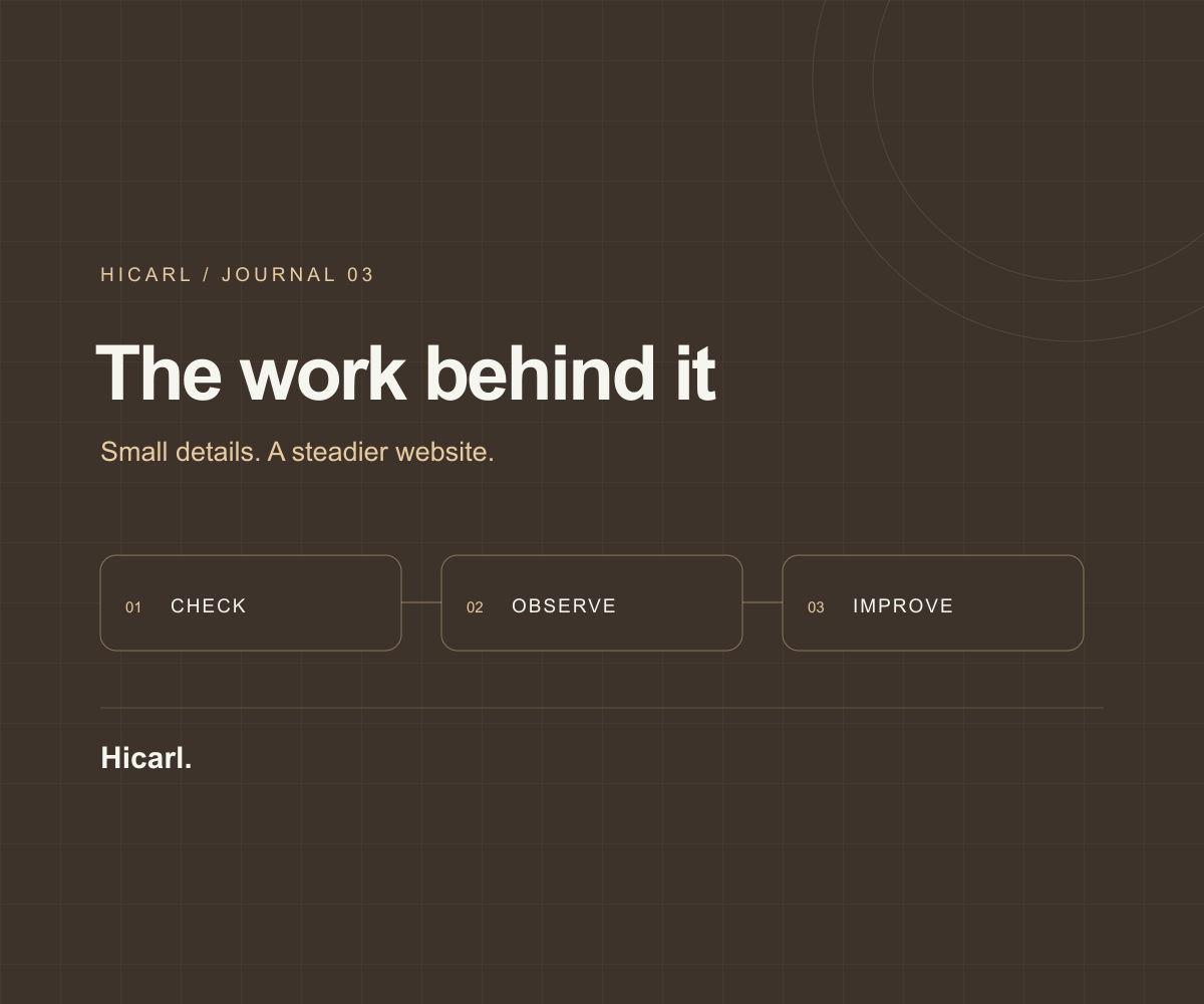 Keeping Hicarl reliable beyond the first release